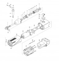 Proxxon 29850 IGSA IGS A Cordless Industrial Straight Grinder Spare Parts